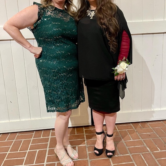 Dark Green Cocktail Dress - Picture 8 of 8